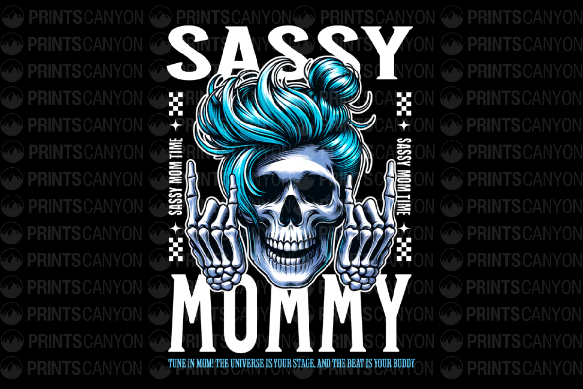 Sassy Mommy - Tune In Mom! The Universe is Your Stage, and the Beat is Your Buddy T-Shirt Design