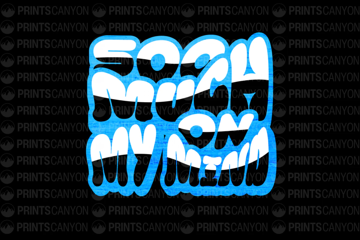 So Much on My Mind T-Shirt Design