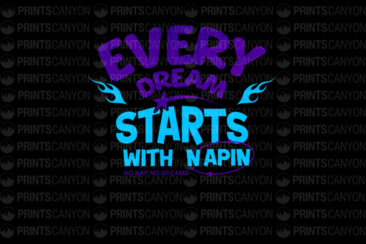 Every Dream Starts with Napping T-Shirt Design
