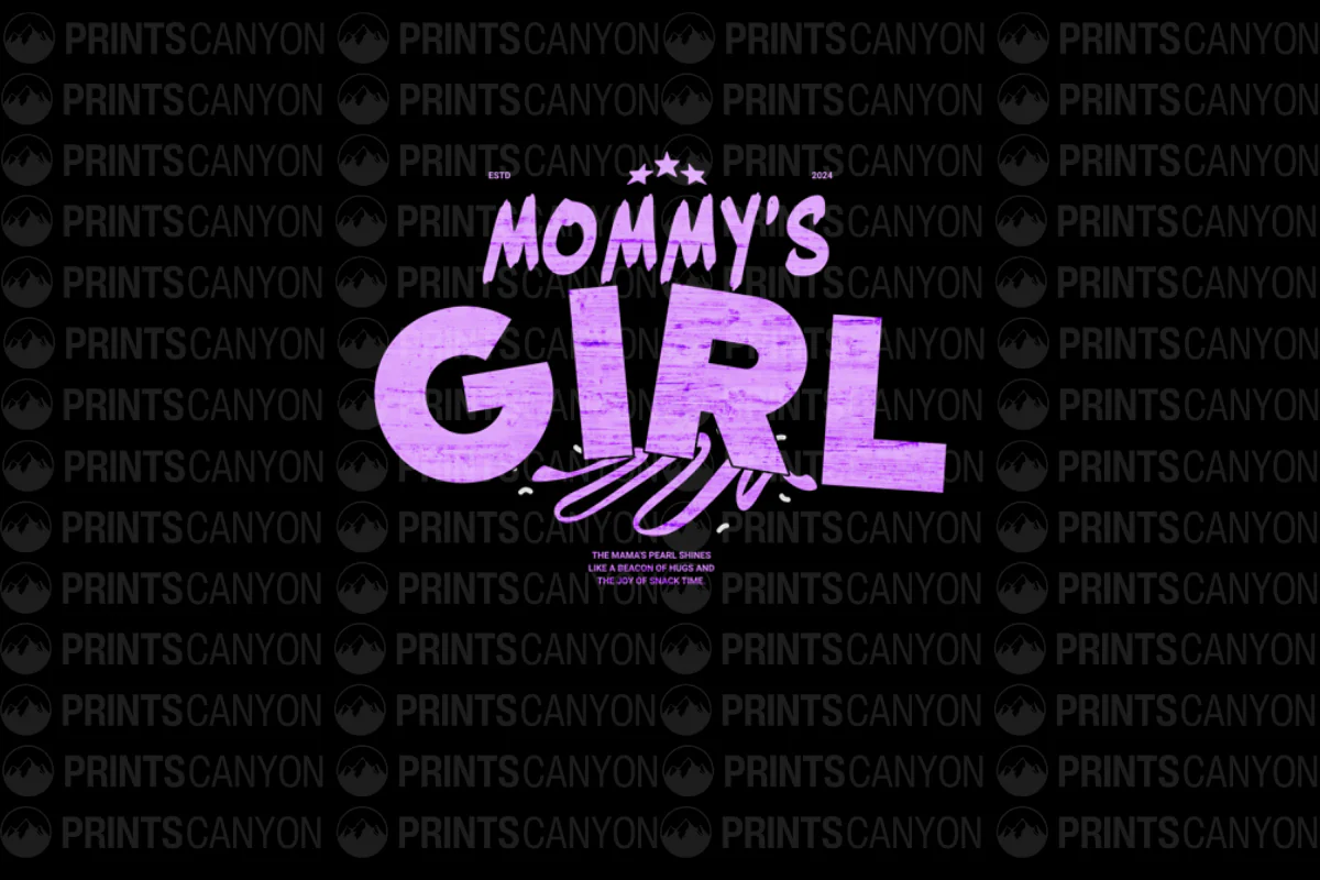 Mommy's Girl T-Shirt Design for Proud Moms and Daughters