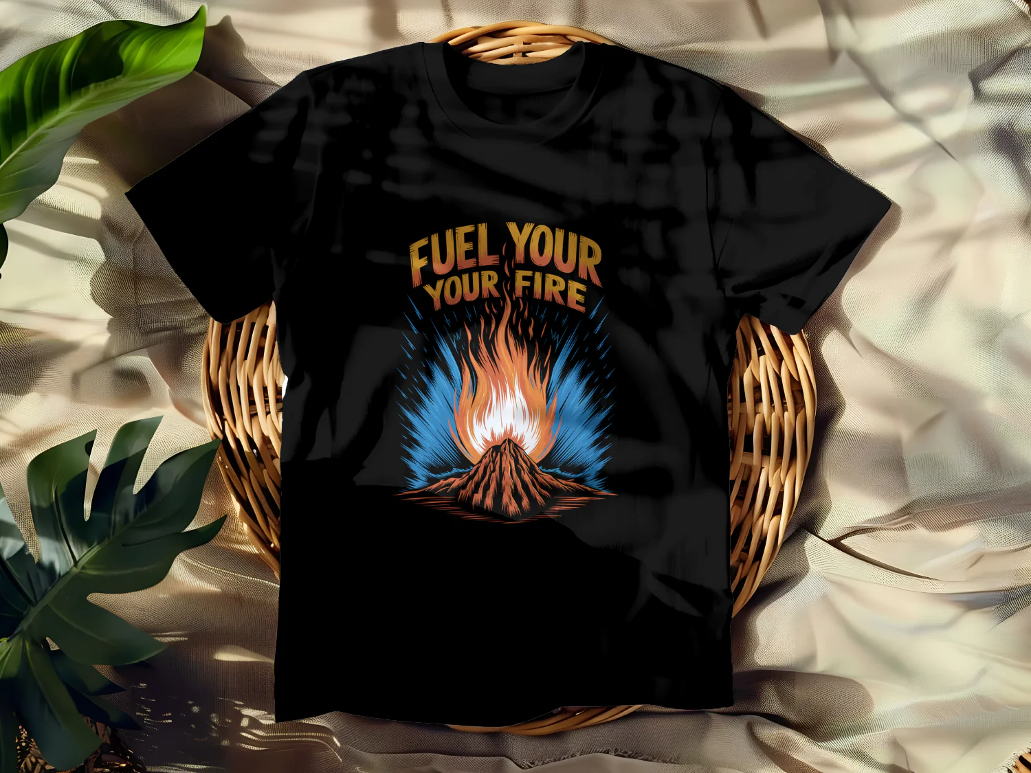Fuel Your Fire - Bold Graphic Tee for Passionate Souls and Adventurers