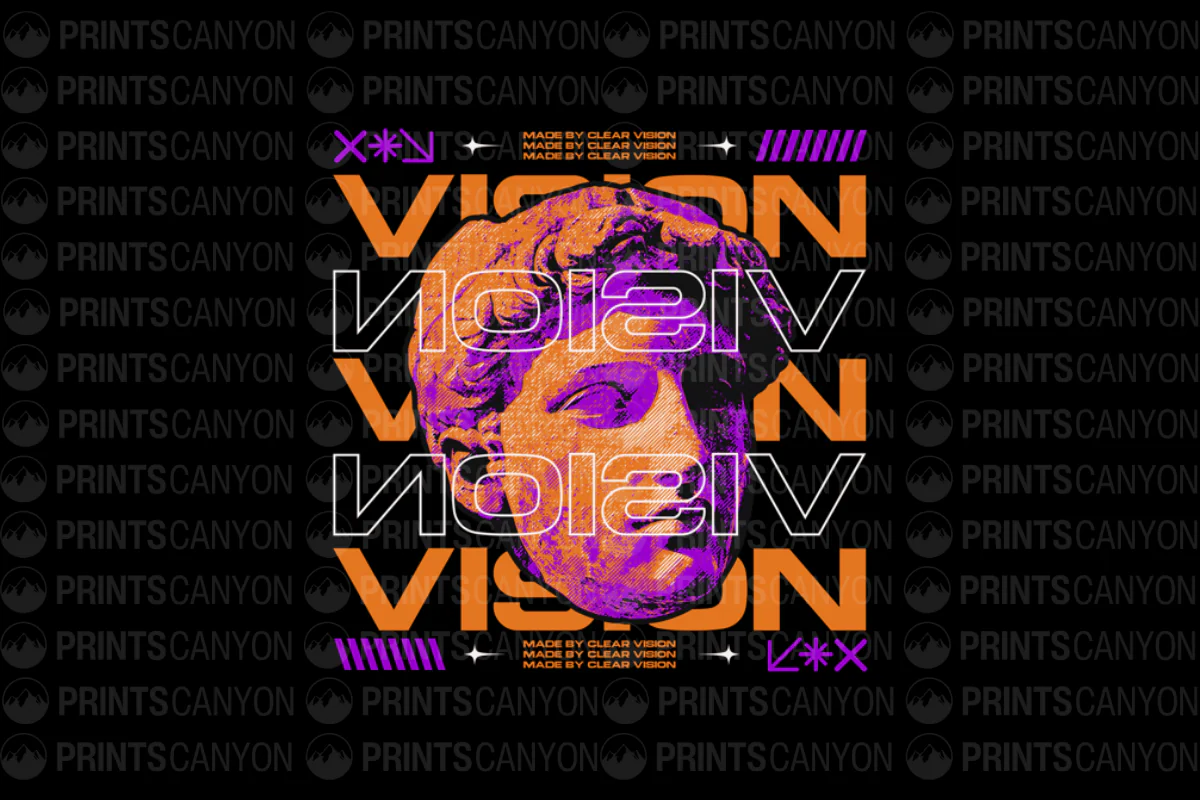Visionary Artwork: Bold Design with Classical Influence and Modern Aesthetic