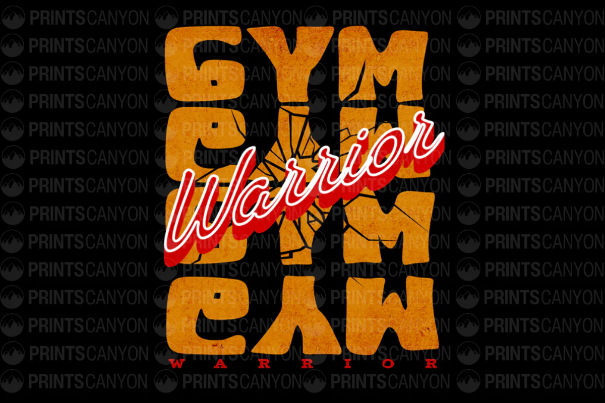 Gym Warrior T-Shirt Design for Fitness Enthusiasts and Workout Lovers