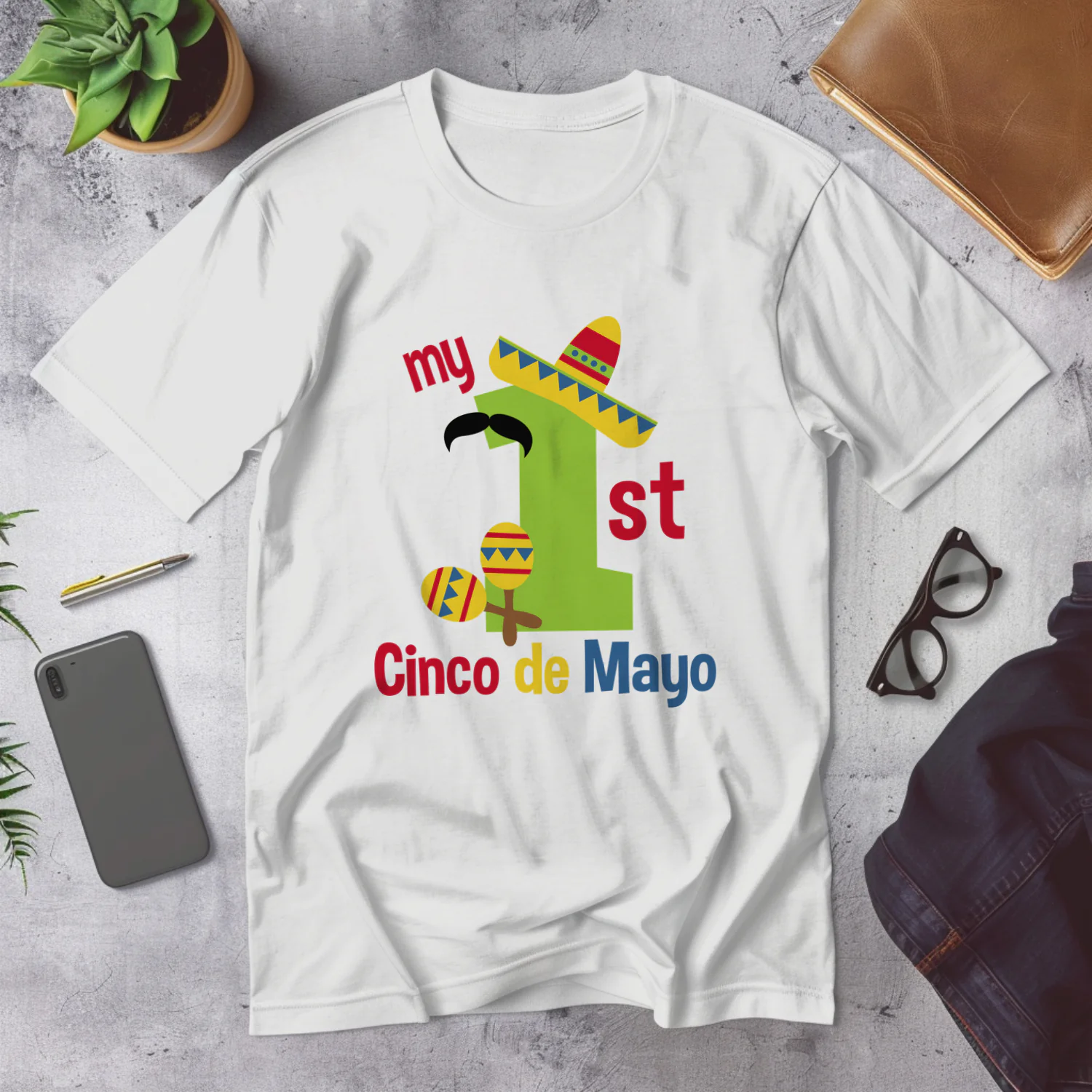 My 1st Cinco de Mayo Celebration Shirt for Kids