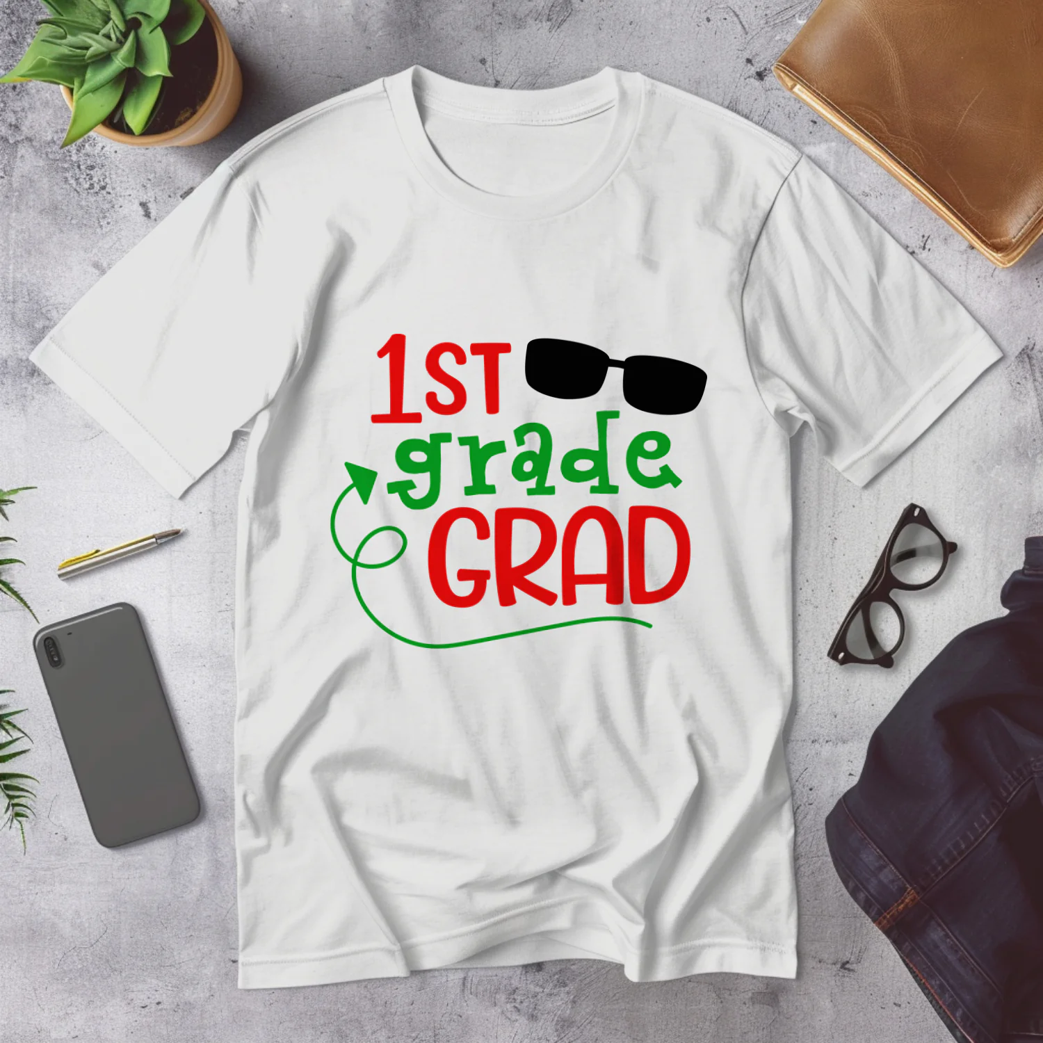1st Grade Graduation T-Shirt Design for Proud Graduates and Parents