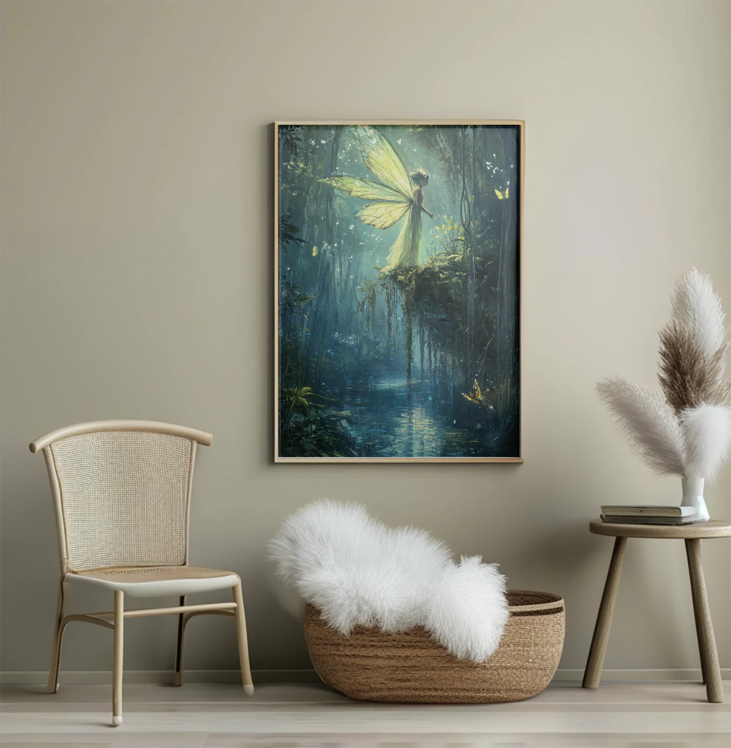 Enchanted Forest Fairy: Dreamlike Serenity in Nature's Embrace