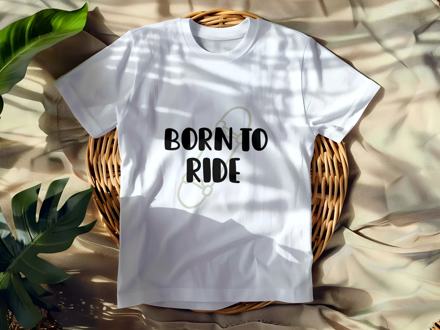 Born to Ride Skateboard T-Shirt Design