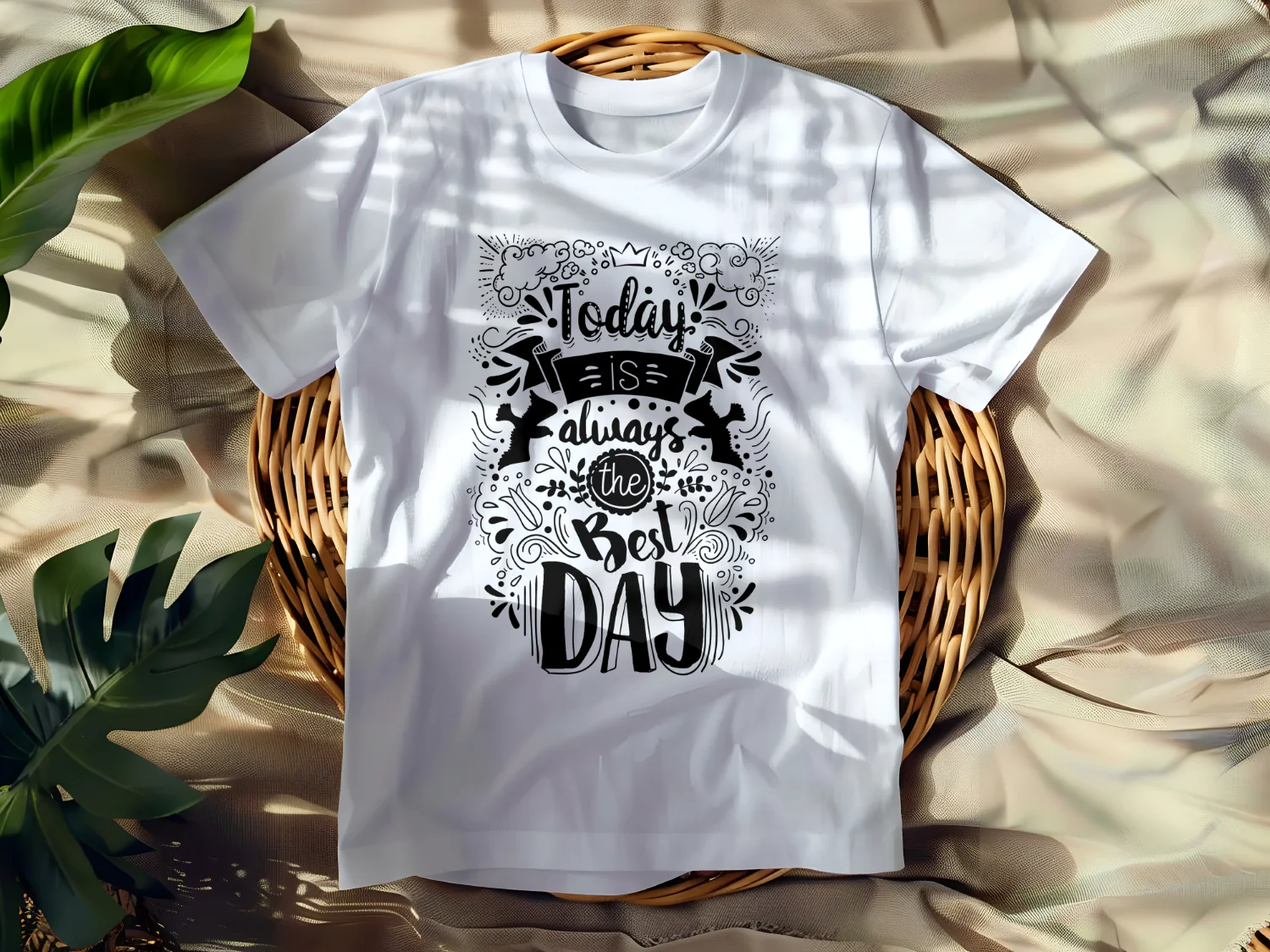 Today is Always the Best Day T-Shirt Design Printable Digital File