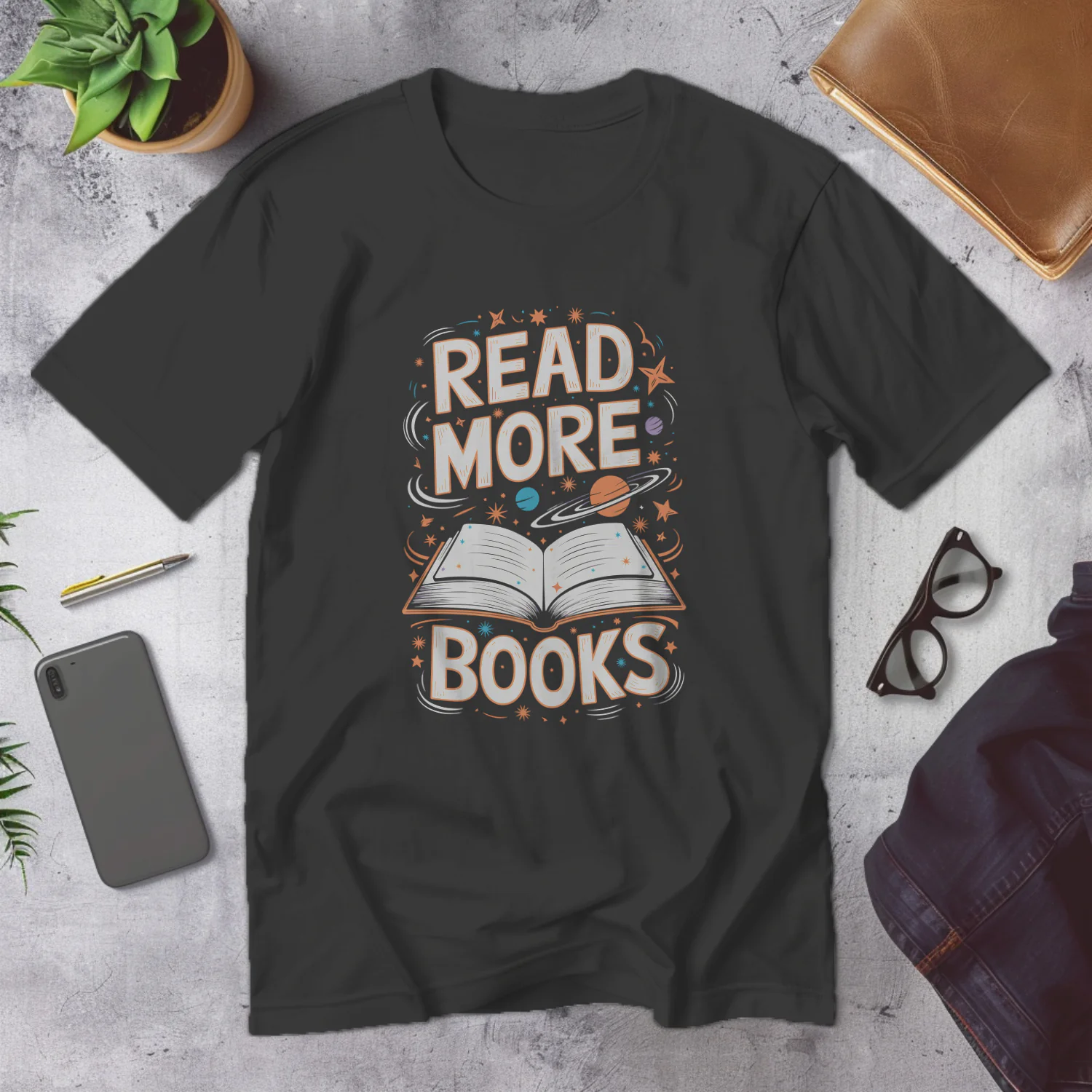 Read More Books Inspirational Art for Book Lovers