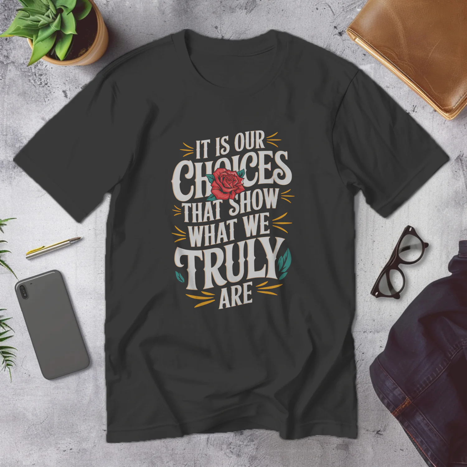 Inspirational Choices Quote Art Print for Home Decor