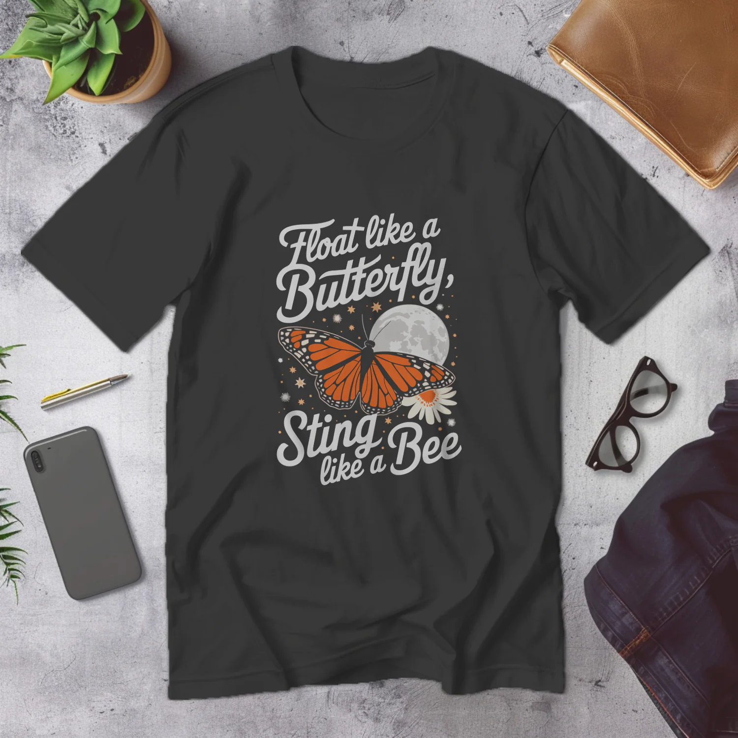 Float Like a Butterfly, Sting Like a Bee Vintage Inspired Art Print
