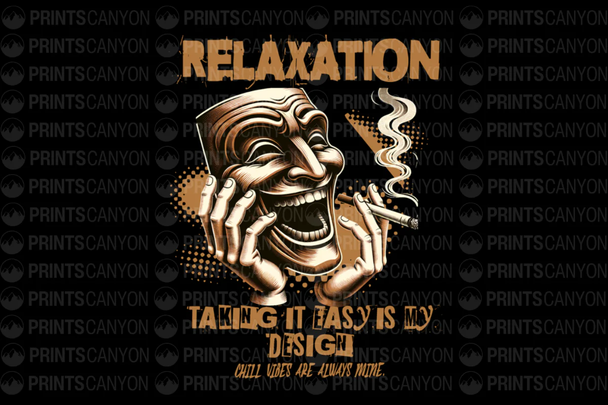 Relaxation Design T-Shirt for Chill Vibes and Easy Living