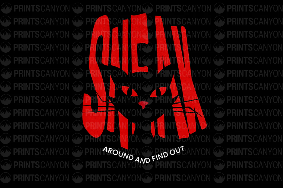 Sneak Around and Find Out Cat Graphic Tee