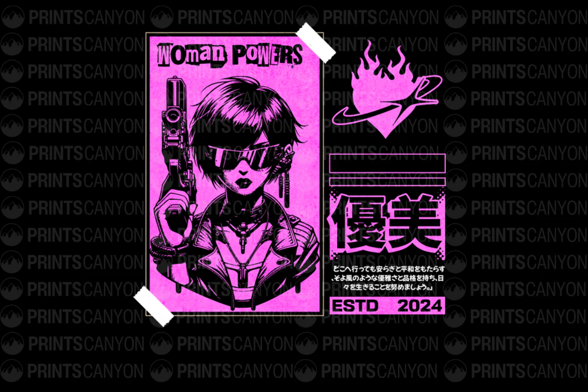 Woman Powers Graphic Tee for Bold and Empowered Individuals