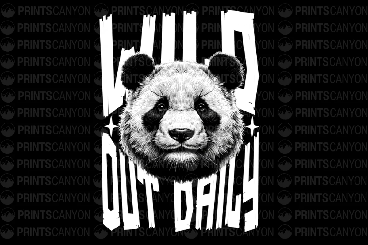 Wild Out Daily Panda Graphic Tee