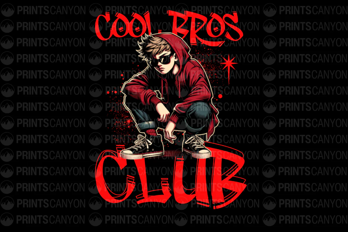 Cool Bros Club Graphic Tee for Trendy Kids and Teens