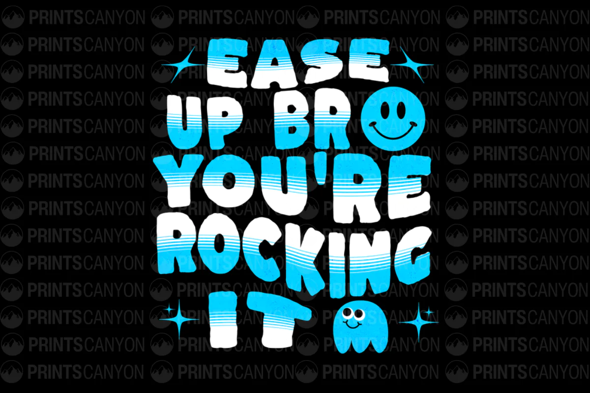 You're Rocking It! Fun and Positive Vibe Graphic Tee for Casual Wear