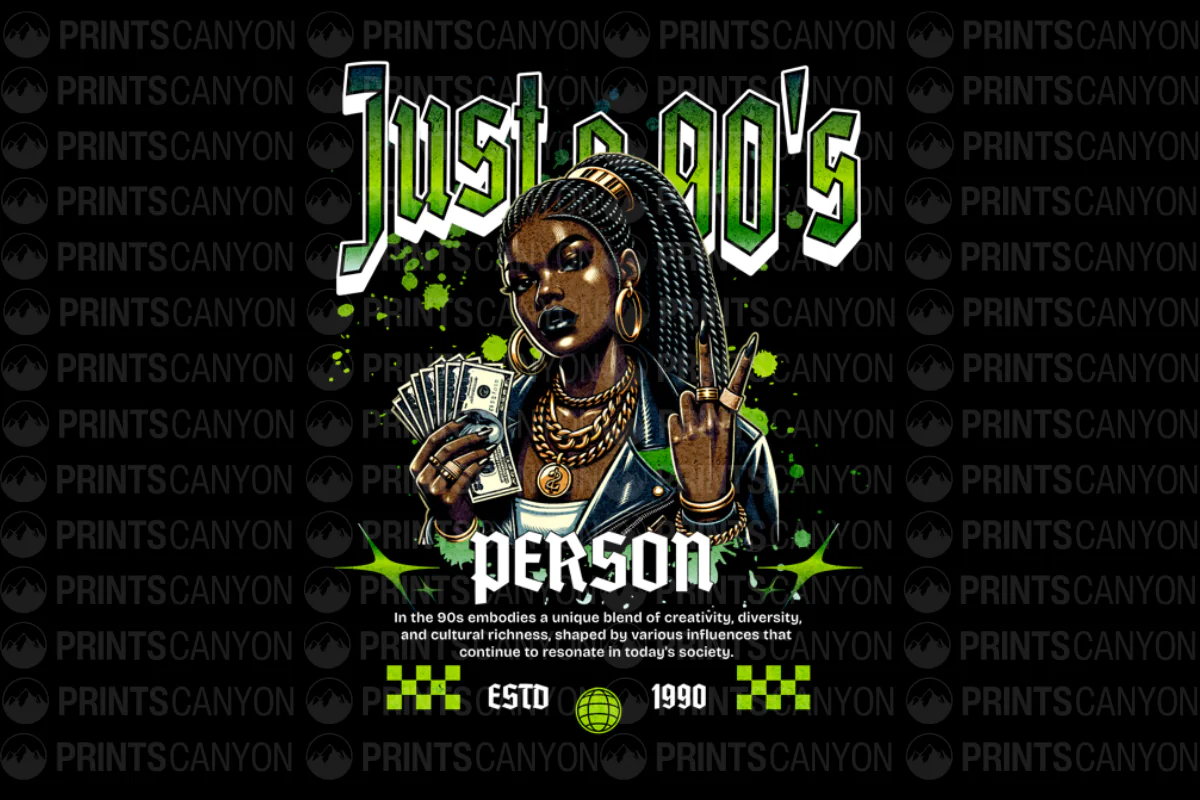 Just a 90's Person Retro Graphic Tee for Creative Souls and Nostalgia Lovers