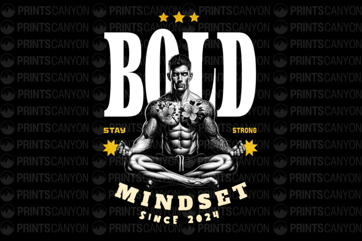 Bold Mindset T-Shirt for Strength and Focus Since 2024