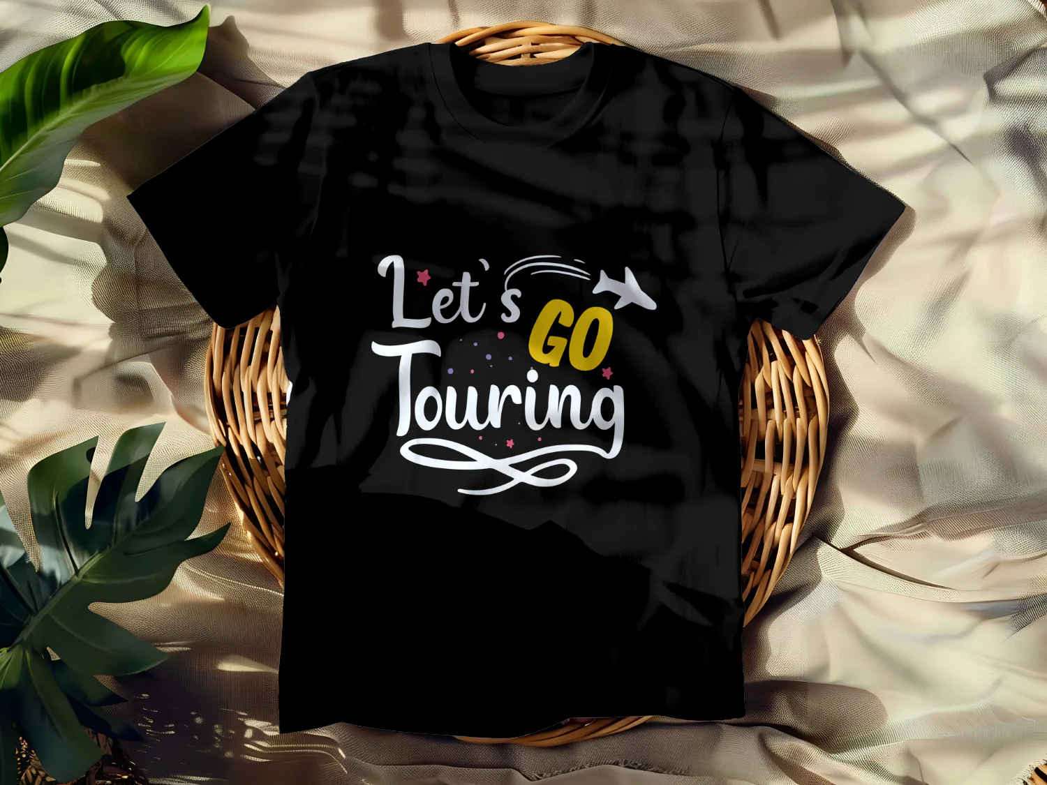 Let's Go Touring Adventure T-Shirt Design