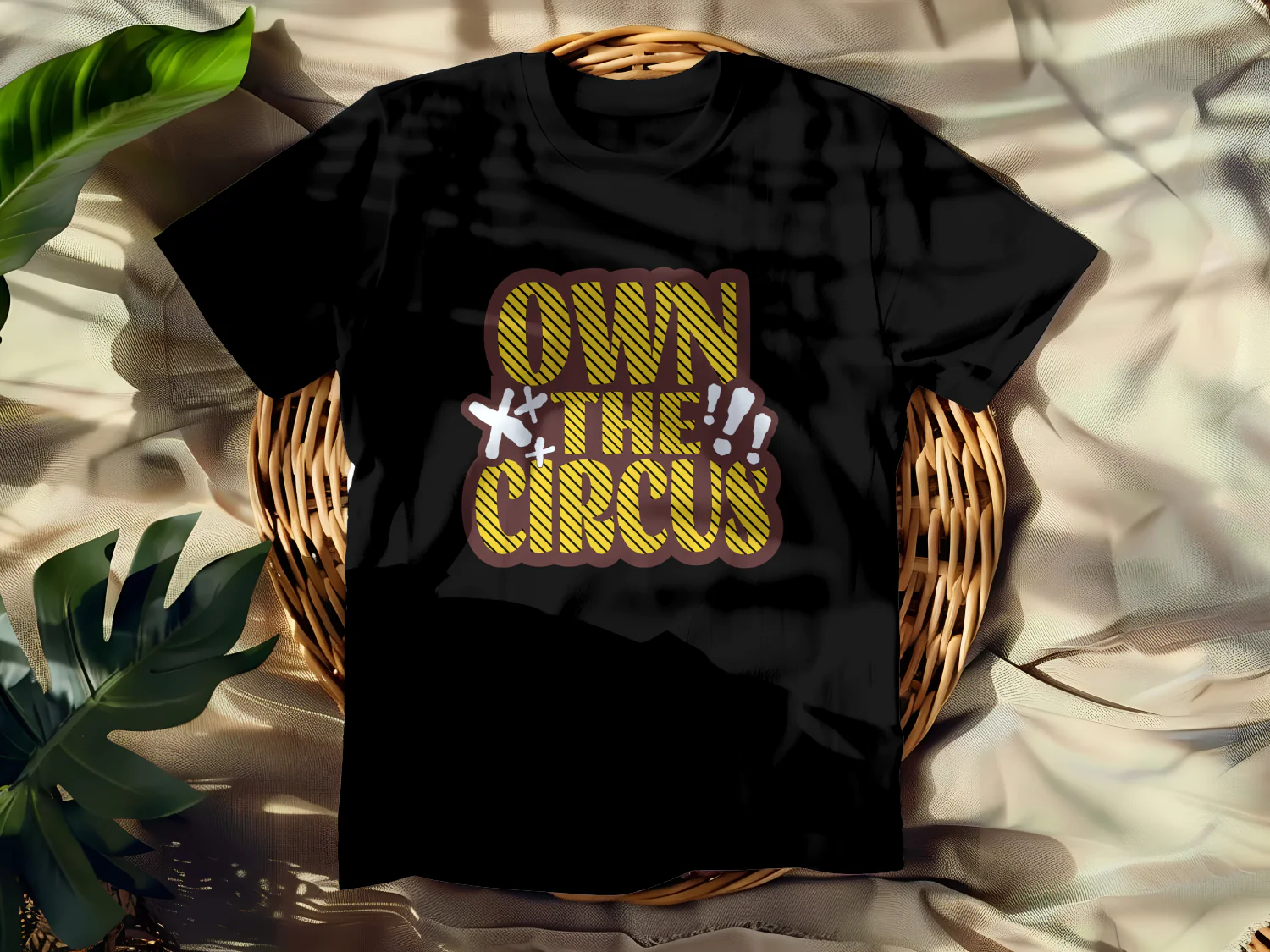 Own The Circus Motivational T-Shirt Design Digital File