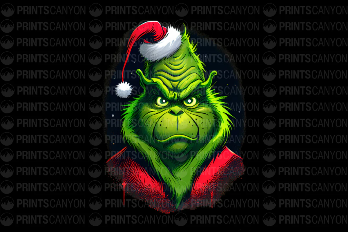 Grinch T-Shirt Design for Christmas Cheer and Holiday Spirit