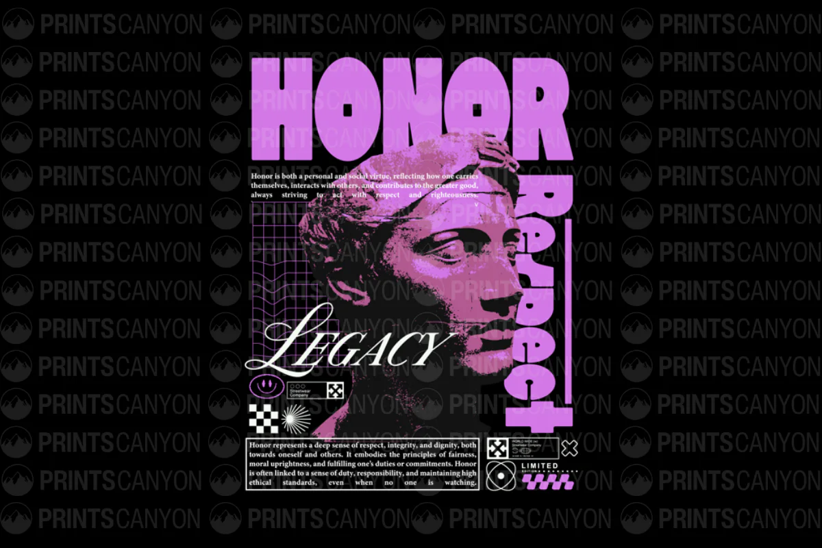 Honor Respect Legacy T-Shirt Design