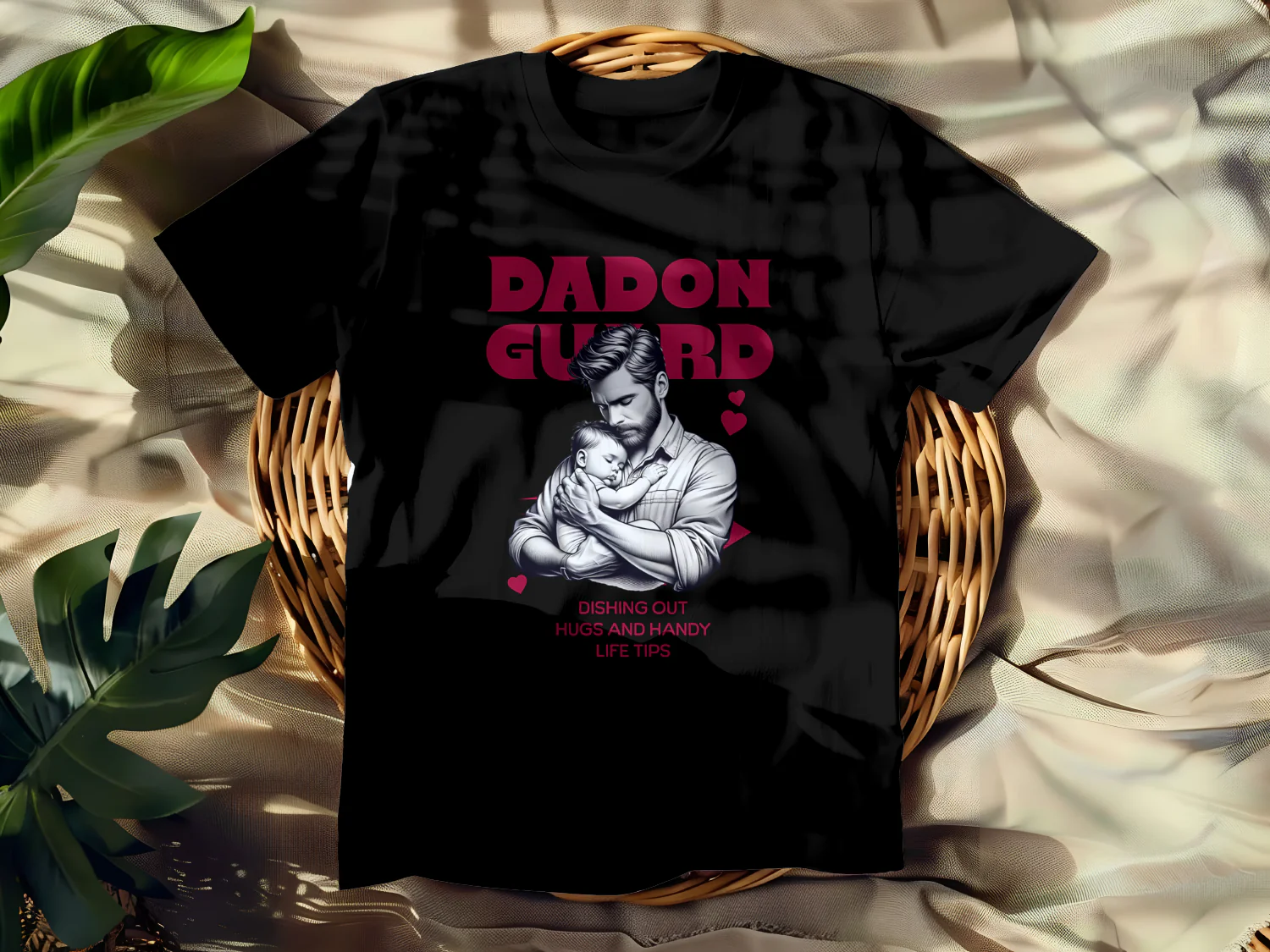 Dadon Guard T-Shirt Design Dishing Out Hugs and Handy Life Tips