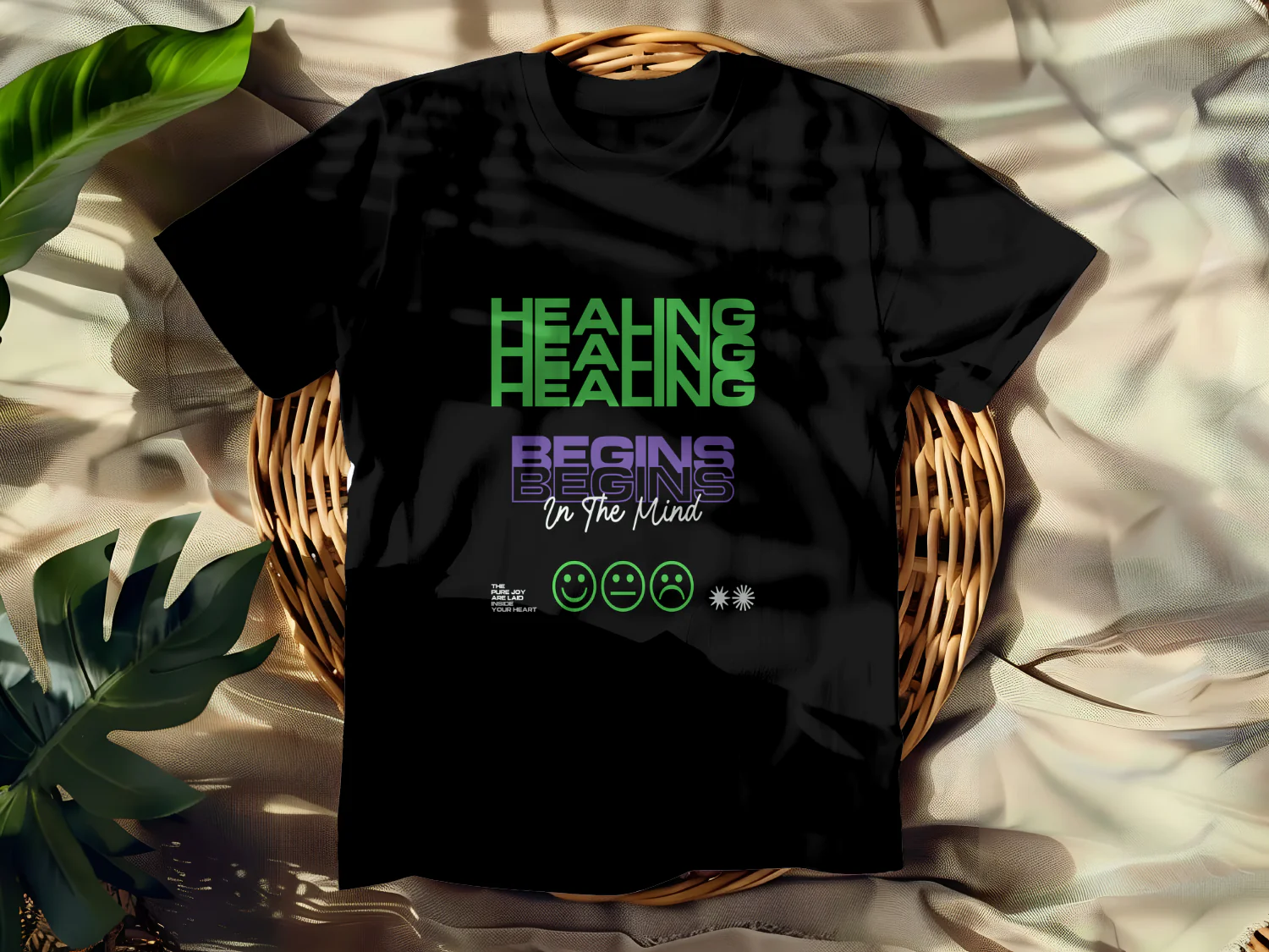 Healing Begins In The Mind T-Shirt Design