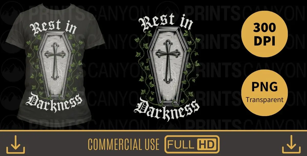 Rest in Darkness – Gothic Coffin Aesthetic