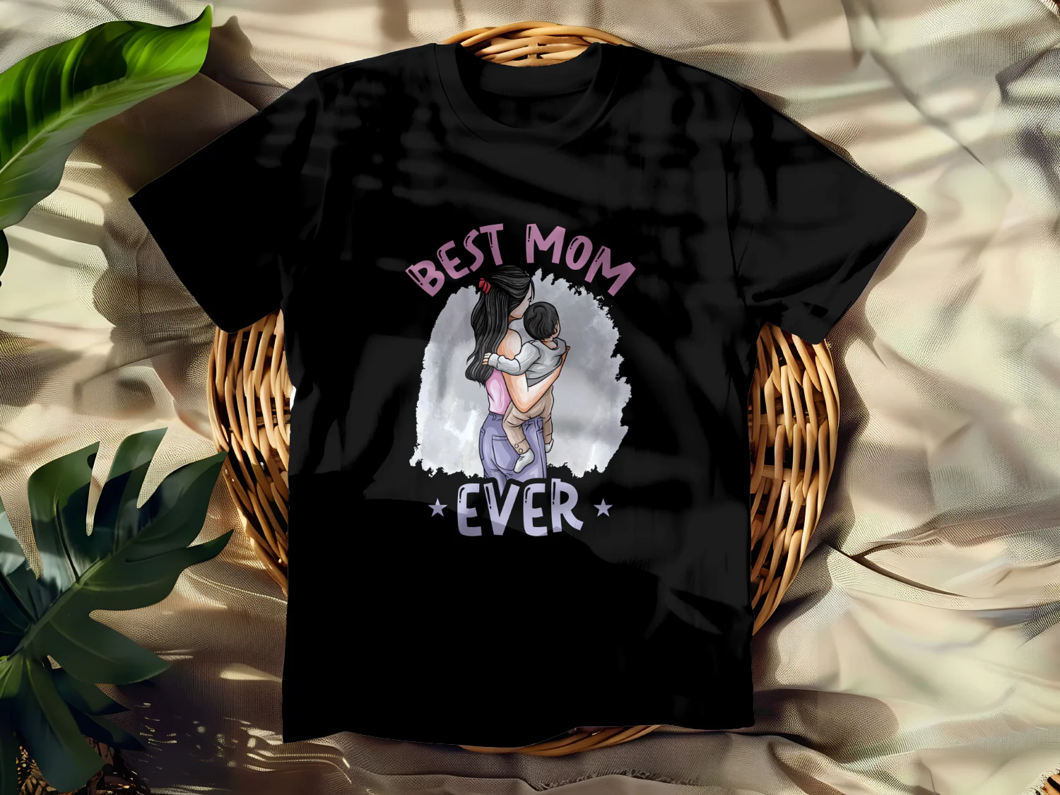 Best Mom Ever T-Shirt Design for Mother's Day or Special Occasions