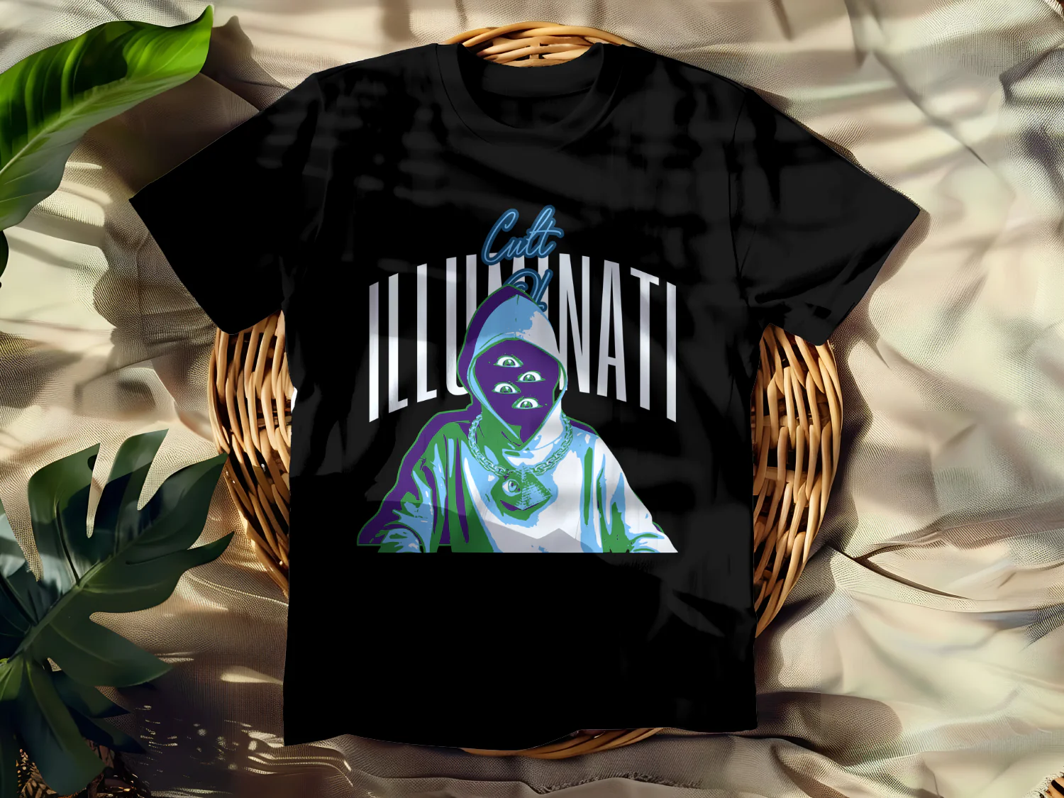 Cult of the Illuminati Graphic T-Shirt Design