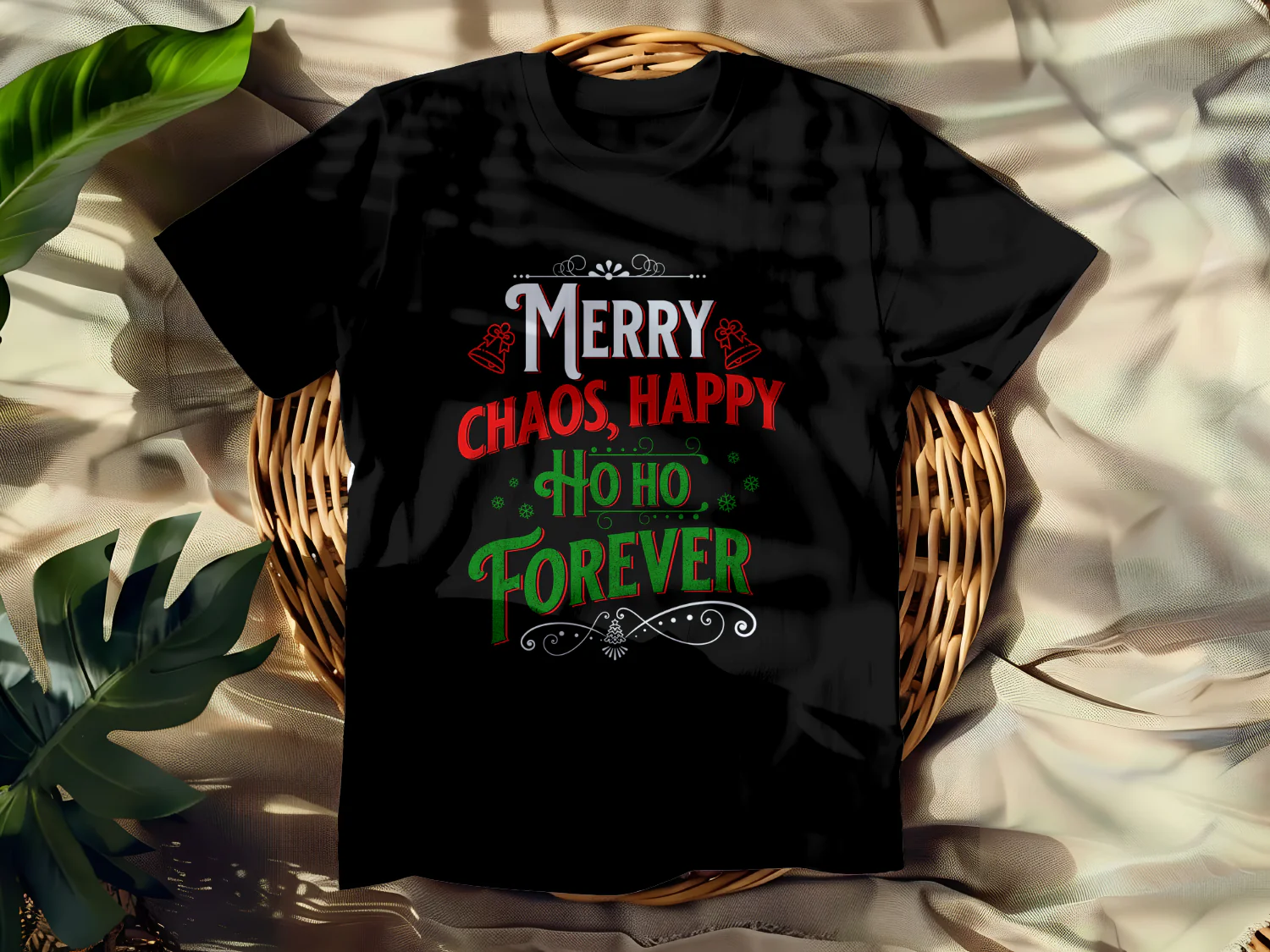 Merry Chaos Happy Ho Ho Forever T-Shirt Design