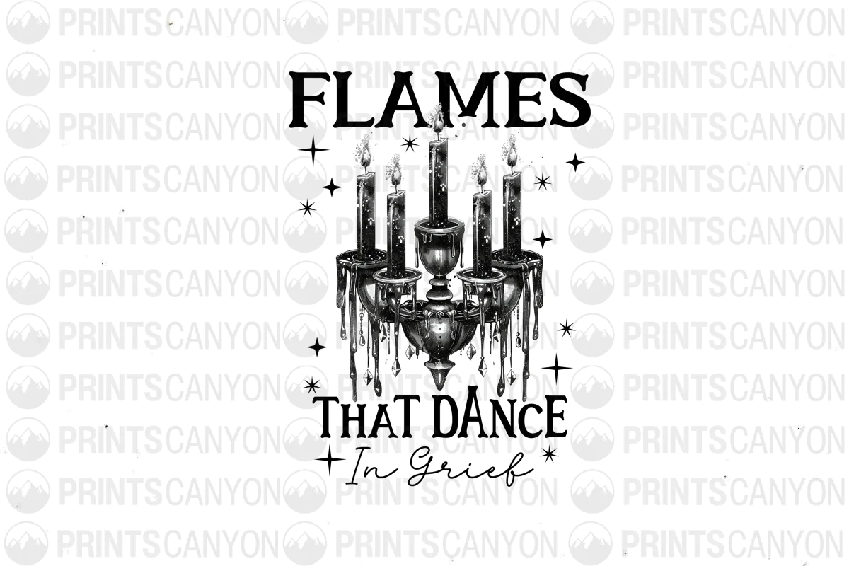 Elegant Chandelier Candle T-Shirt Design for Gothic and Vintage Style Lovers 300DPI Print