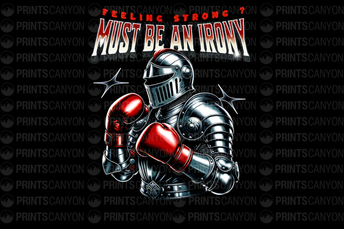 Feeling Strong? Ironclad Boxer Graphic Tee for Humor and Strength Lovers
