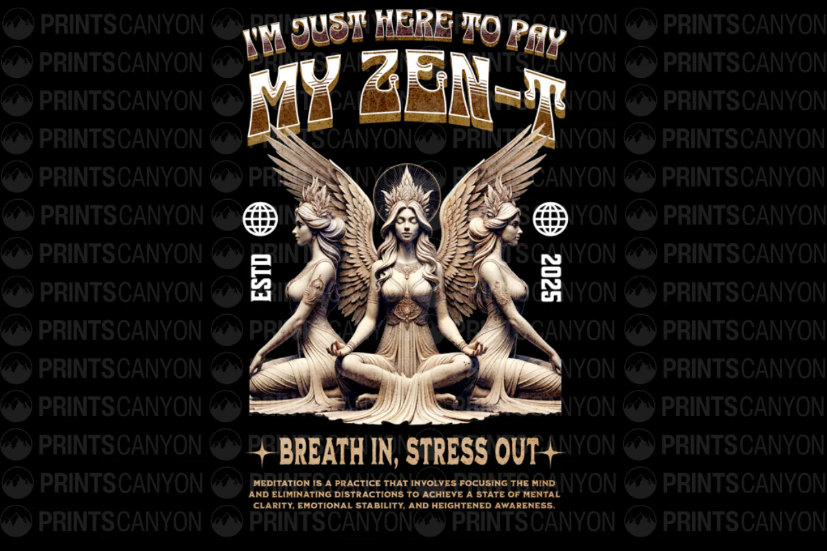 Zen Meditation T-Shirt: Embrace Calmness with Style and Inspiration for Stress Relief