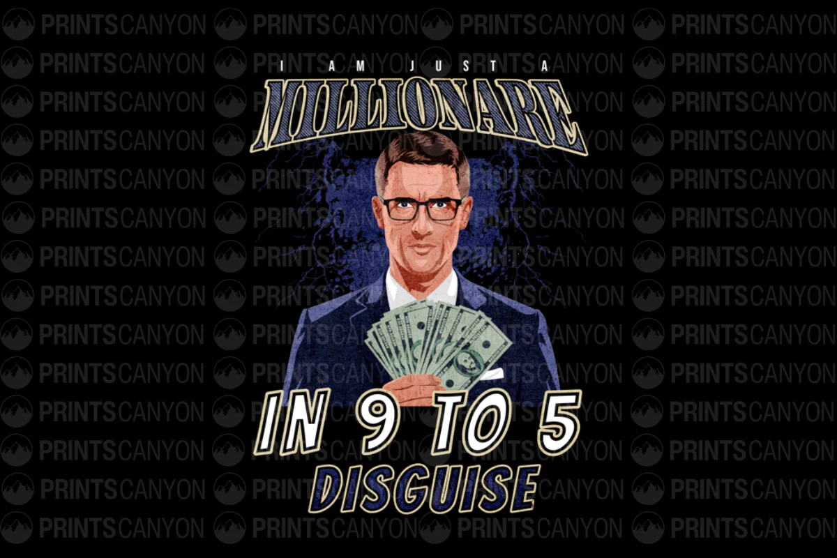 Millionaire in Disguise: Hustle by Day, Wealth by Night T-Shirt