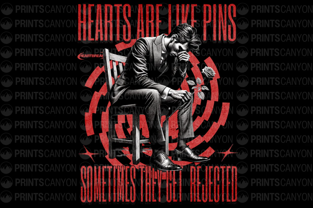 Heartbreak and Rejection Art Print - Emotive Design for the Soul