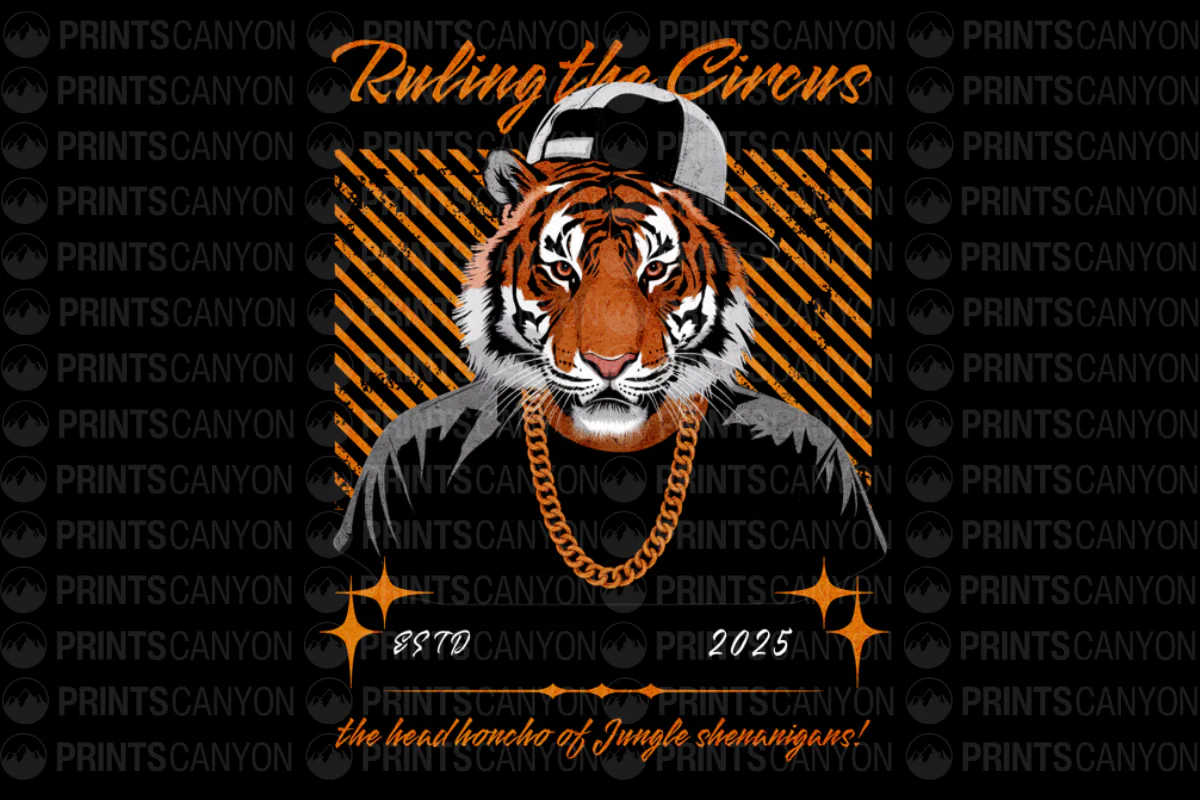Urban Jungle Ruler T-Shirt - Ruling the Circus Graphic Tee for Bold Styles