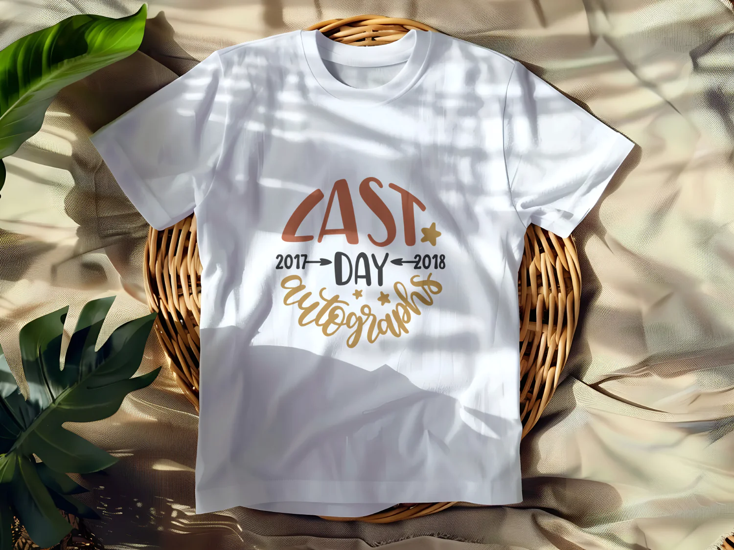 Last Day Autographs Design for Class of 2017-2018 Tshirt
