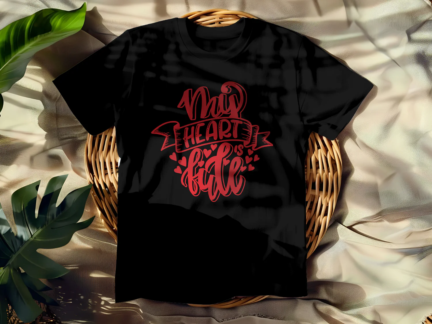 My Heart is Full Inspirational T-Shirt Design Print File