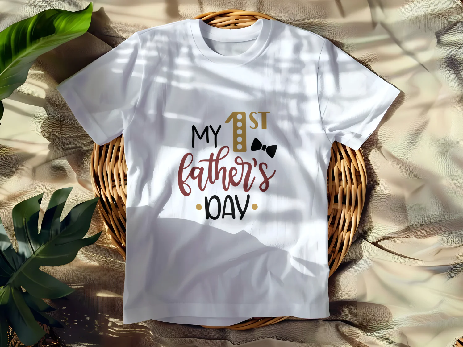 My 1st Father's Day Tshirt Design Happy Celebration Gift for New Dads