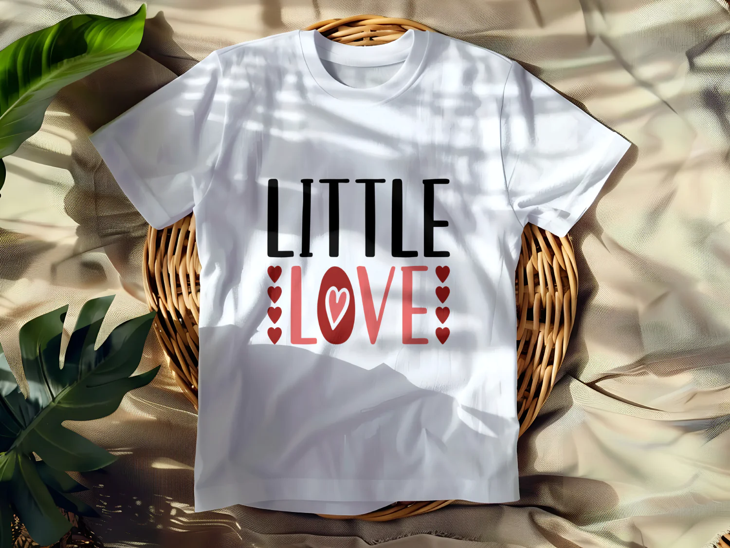 Little Love Heart T-Shirt Design for Kids and Adults