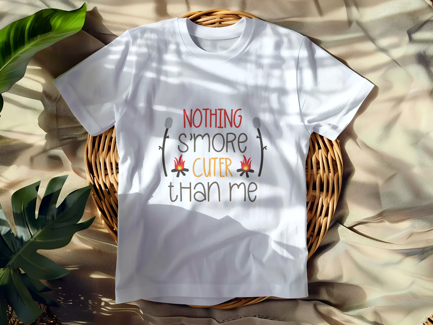 Nothing S'more Cuter Than Me T-Shirt Design