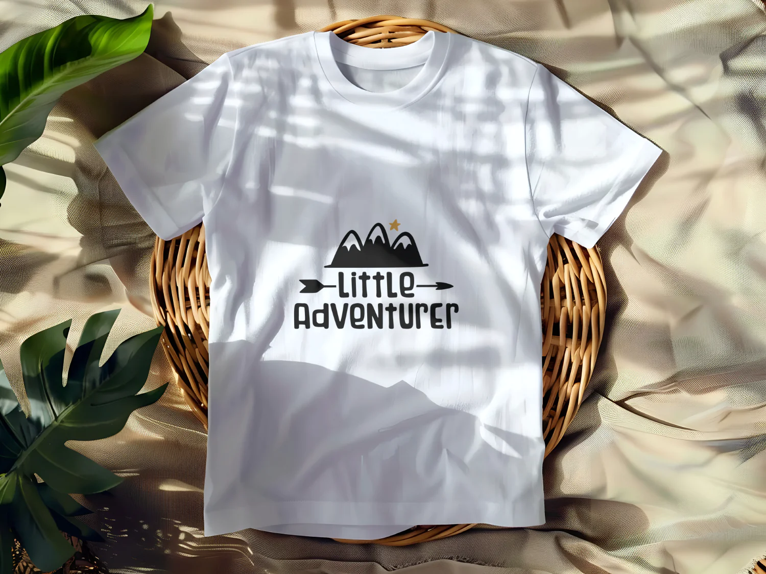 Little Adventurer T-Shirt Design for Kids Outdoor Fun and Exploration