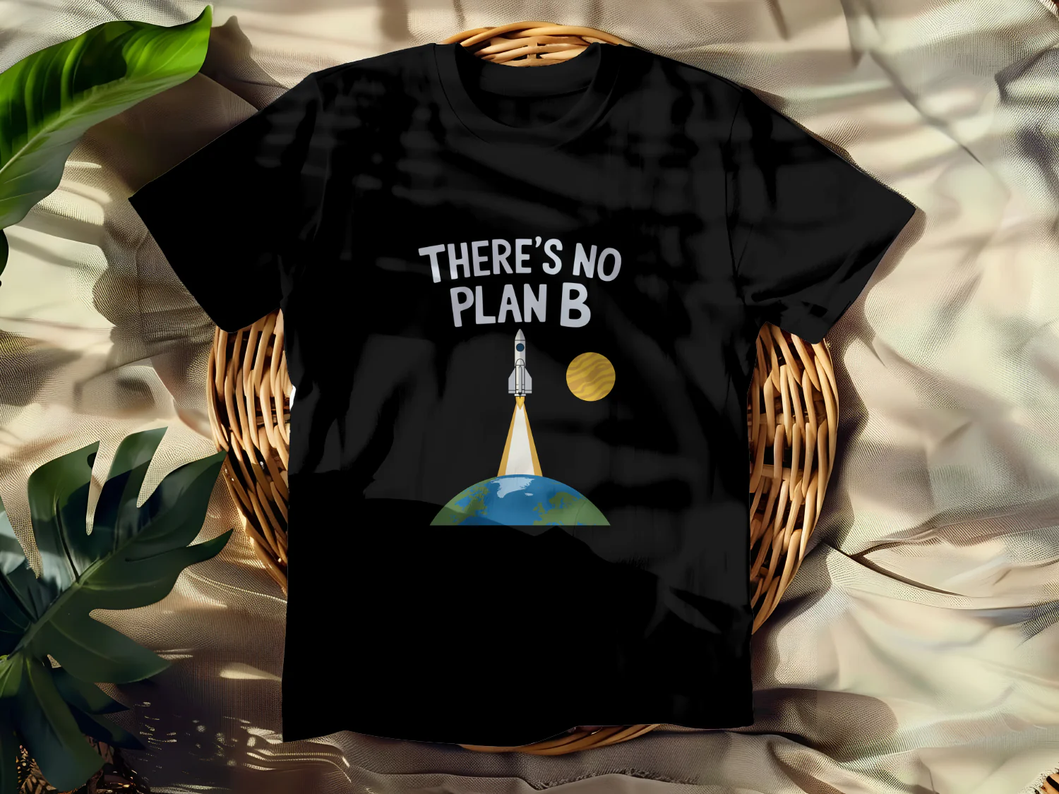 There's No Plan B Rocket T-Shirt Design for Space Lovers and Adventurers