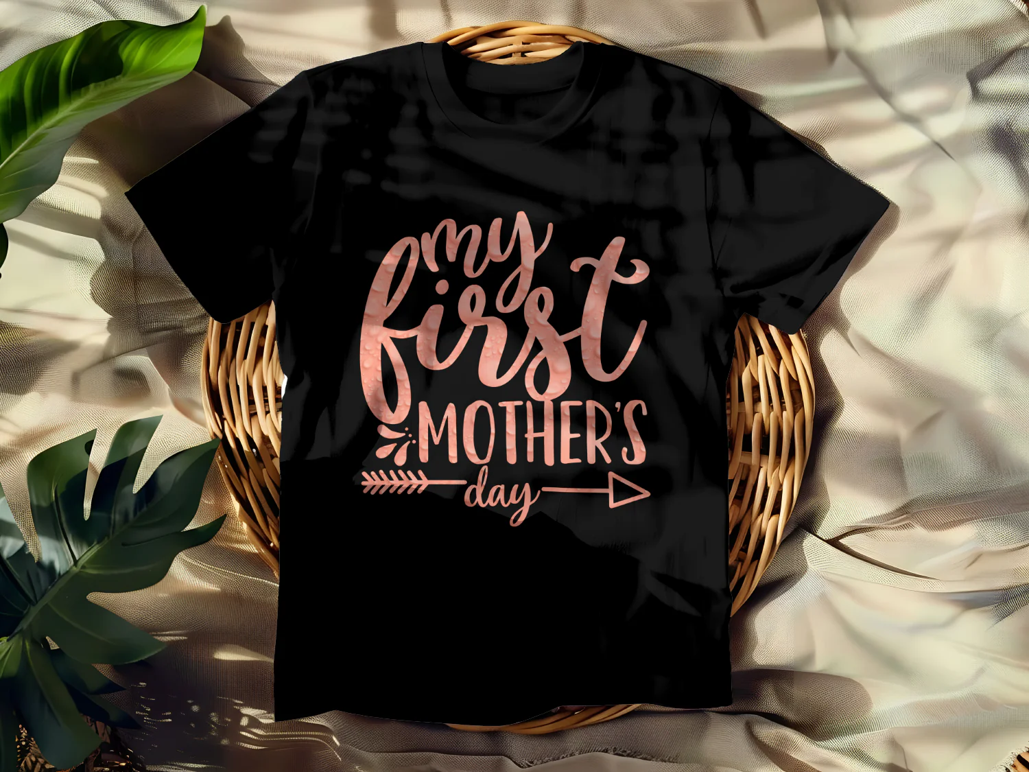 My First Mother's Day T-Shirt Design Printable File