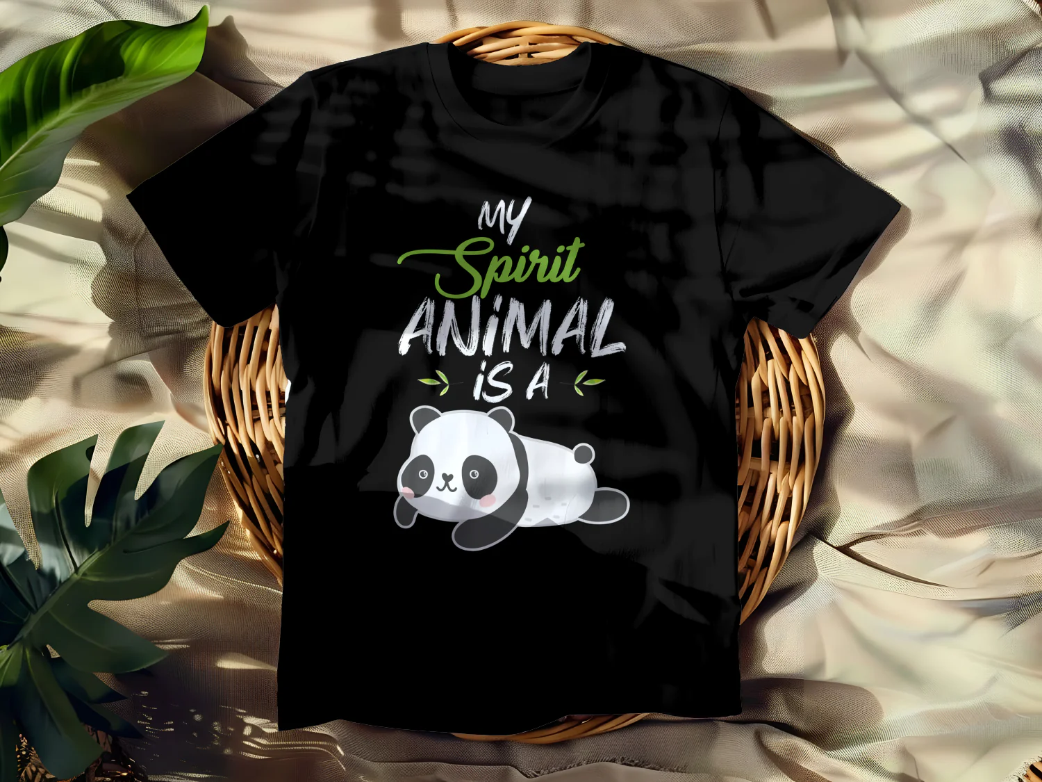 My Spirit Animal is a Panda T-shirt Design
