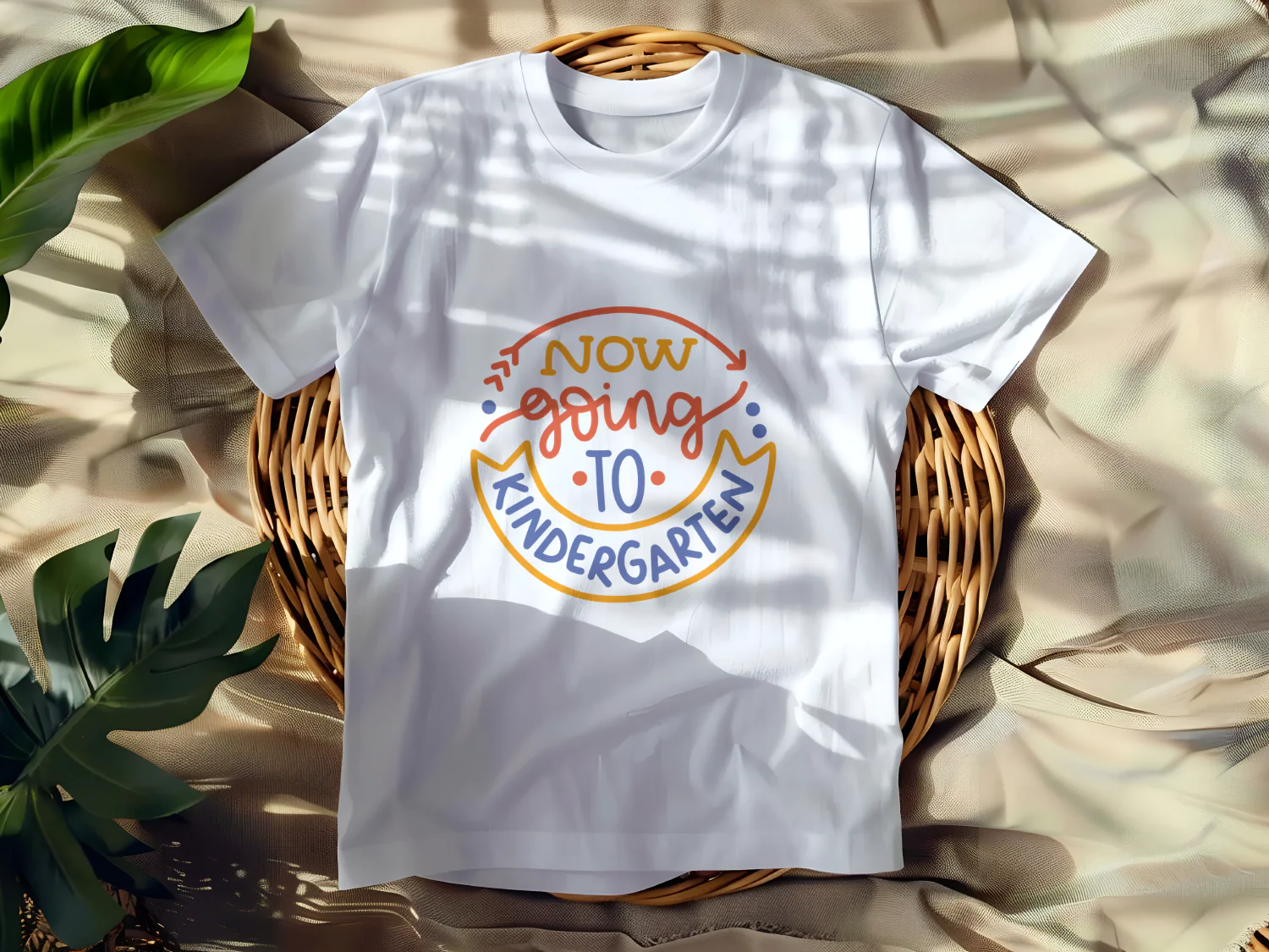 Now Going to Kindergarten T-Shirt Design