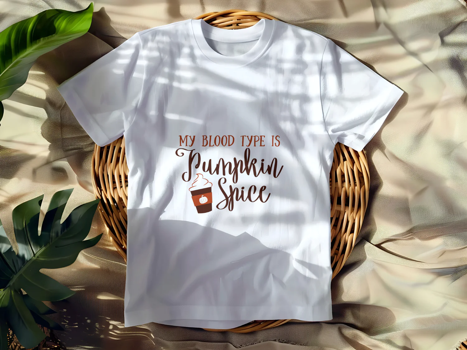 My Blood Type is Pumpkin Spice T-Shirt Design